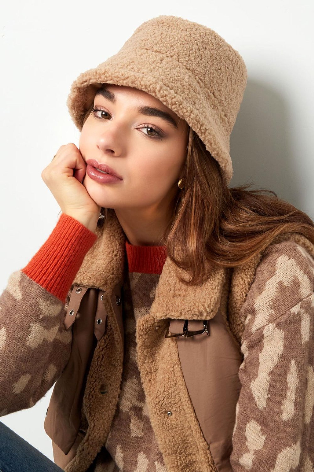 Bucket hat 2 sides Black Polyester h5Picture4